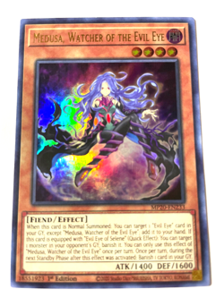 Medusa, Watcher of the Evil Eye - MP20-EN233 - Ultra Rare - 1st Ed. - NM Yugioh! - Image 1