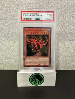 Yugioh! Slifer the Sky Dragon LDK2-ENS01 - Ultra Rare - PSA 9 - POP 2 - Image 1
