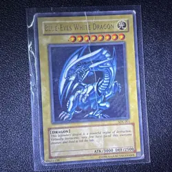 Yu-Gi-Oh Blue-Eyes White Dragon Rare Holo Card SDK-001 - Image 1