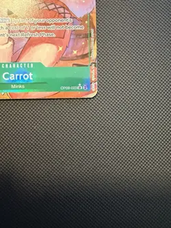 One Piece TCG Carrot Alt Art OP08-023 SR Two Legends English - Image 2