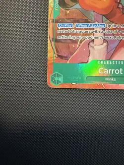 One Piece TCG Carrot Alt Art OP08-023 SR Two Legends English - Image 3