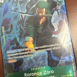 Bandai Roronoa Zoro PRB02-006 Foil One Piece CCG Premium Booster EN Blocker - Image 4