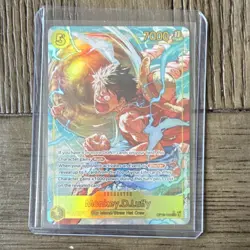 Bandai One Piece Monkey D. Luffy OP15-119 Foil Sky Island 5 Cost 7000 Power Rus… - Image 1