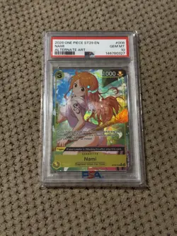 2026 One Piece English Nami ST29-008 Alt Art PSA 10 💎 - LOW POP! - Image 1
