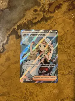 Pokemon Lillie's Determination 169/132 Me01 Ultra Rare Full Art Holo Card - Image 1