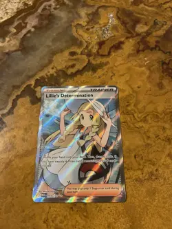 Pokemon Lillie's Determination 169/132 Me01 Ultra Rare Full Art Holo Card - Image 2