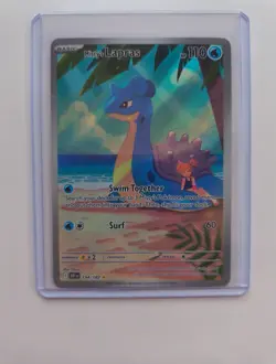 Misty's Lapras 194/182 Full Art Destined Rivals Holo Rare Pokemon Card TCG - Image 1