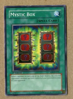Yu-Gi-Oh! 1st Edition SD6-EN030 Mystic Box SPELL TRADING GAME CARD - Image 2