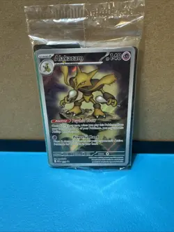 Pokemon Alakazam TCG Mega Evolution Black Star Promo Card MEP-009 - Image 1