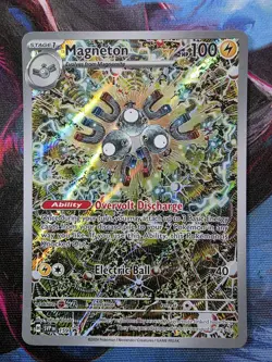 Pokemon TCG Magneton SVP 159 Surging Sparks Promo Card - Image 1