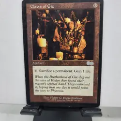 Claws of Gix Urzas Saga MTG Magic the Gathering Artifact Card - Image 1