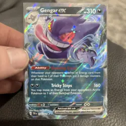Gengar ex 104/162 Temporal Forces Double Rare Pokemon Pokemon Card English NM - Image 1