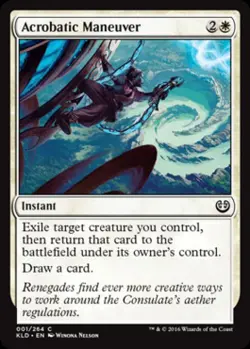 Acrobatic Maneuver -Foil Light Play MTG Kaladesh - Image 1