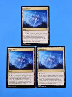 3x Opal Palace Commander Masters 2023 CMM Mtg Magic Gathering Card Land Mana 422 - Image 1