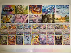 Poster Prismatic Evolutions, EMPTY ETB Elite Trainer Box, Card Sleeves, Dividers - Image 2
