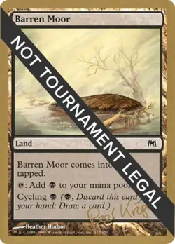 Barren Moor - 2003 Peer Kroger (ONS) - Medium Play MTG World Championship Decks - Image 1
