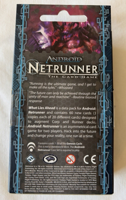 New - open box, Android Netrunner LCG - What Lies Ahead data pack #1 - Image 2