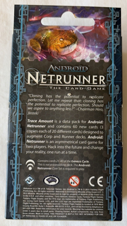New! Android Netrunner LCG Trace Amount Data Pack #2 - Image 2