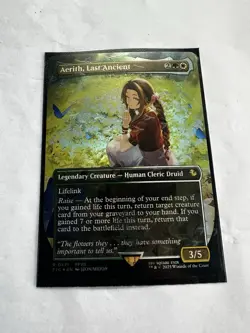 Aerith, Last Ancient (Borderless) (Chocobo Track Foil) Commander: Final Fantasy - Image 1