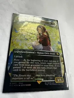 Aerith, Last Ancient (Borderless) (Chocobo Track Foil) Commander: Final Fantasy - Image 2