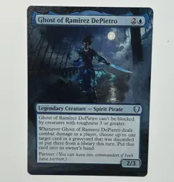 Ghost of Ramirez DePietro Altered Hand Painted MTG Alter Commander Partner - Image 1