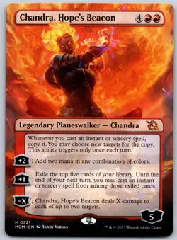 Chandra, Hope's Beacon (Borderless) M March of the Machine 321 NM - Image 1
