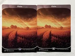 Magic The Gathering - Unstable Land Plains Lot Of 2 ~NM~ Both Unplayed - Image 1