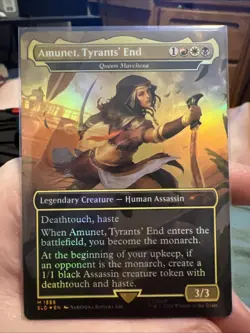 Amunet, Tyrants' End - Queen Marchesa (Rainbow Foil) Secret Lair Drop Foil - Image 1