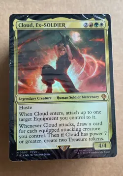 MTG Limit Break Cloud, Ex-SOLDIER - Final Fantasy - Deck Only - Image 1
