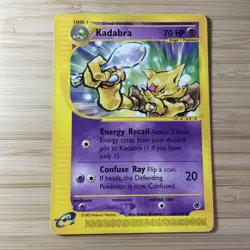 Pokemon Kadabra 84/165 WotC Expedition Regular Uncommon LP Lightly Played Card - Image 1