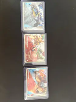 Pokemon TCG 121/123 102/102 95/95 Entei Ho-Oh Dialga Legend Cards All Bottom - Image 1