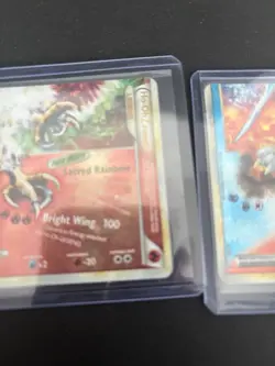 Pokemon TCG 121/123 102/102 95/95 Entei Ho-Oh Dialga Legend Cards All Bottom - Image 5