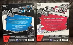 Pokemon Black Bolt and White Flare Lot Binder Collection Set of 2 NEW - Image 2