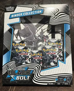 Pokemon Black Bolt and White Flare Lot Binder Collection Set of 2 NEW - Image 3