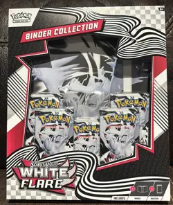 Pokemon Black Bolt and White Flare Lot Binder Collection Set of 2 NEW - Image 4