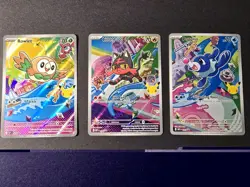 Pokemon TCG Rowlet, Litten, Popplio 043/044/045 Promo First Partner (Near Mint) - Image 1