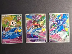 Pokemon TCG Rowlet, Litten, Popplio 043/044/045 Promo First Partner (Near Mint) - Image 2