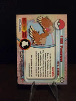 2000 Topps Chrome Fearow # 22 Pokemon TV Animation Edition Foil 🌟🌟🌟 - Image 5