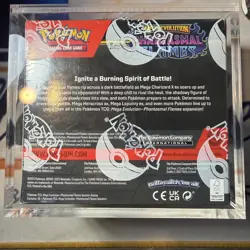 Pokemon TCG: Mega Evolution Phantasmal Flames Booster Box W/Acryllic - Image 2
