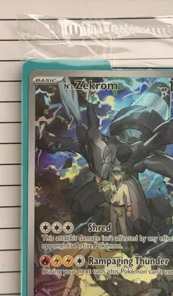 N's Zekrom 031 Pokemon TCG Ascended Heroes ETB Black Star Promo SEALED - Image 4