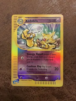 Pokemon TCG Kadabra Reverse Holo Expedition 84/165 2002 WOTC - Image 1
