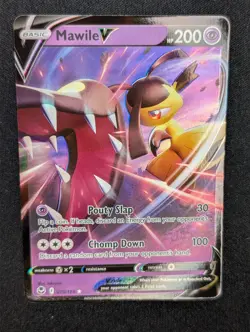 Mawile V - 070/195 - Pokemon Silver Tempest Sword & Shield Ultra Rare Card NM - Image 1