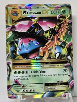 2016 M Venusaur EX 2/108 Holo XY Evolutions Pokemon TCG - Image 1