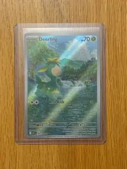 Deerling 091 2025 Pokemon S&V White Flare Illustration Rare Card NM - Image 1