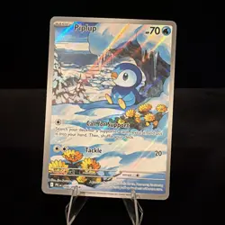 Pokemon TCG Holo Piplup #98 Pokemon Phantasmal Flames NM - Image 1