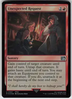 MTG Unexpected Request 167 FINAL FANTASY U Foil NM - Image 1