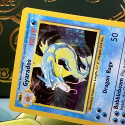 Gyarados Base Set 6/102 NM Pokemon TCG Holo Rare WOTC Vintage 1999 NM - Image 3