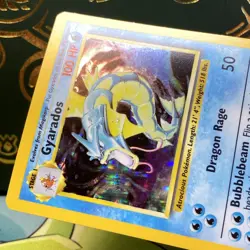 Gyarados Base Set 6/102 NM Pokemon TCG Holo Rare WOTC Vintage 1999 NM - Image 4