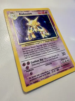 Pokemon TCG Alakazam Base Set 1/102 Holo Unlimited Holo Rare - Image 4