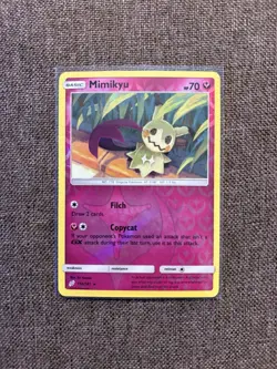 Pokemon Mimikyu Rare Reverse Holo Sm-Team Up 112/181 Basic HP 70 - Image 1